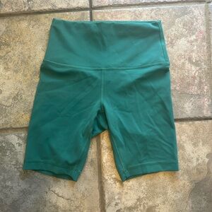 lululemon athletica Green Bike Shorts
